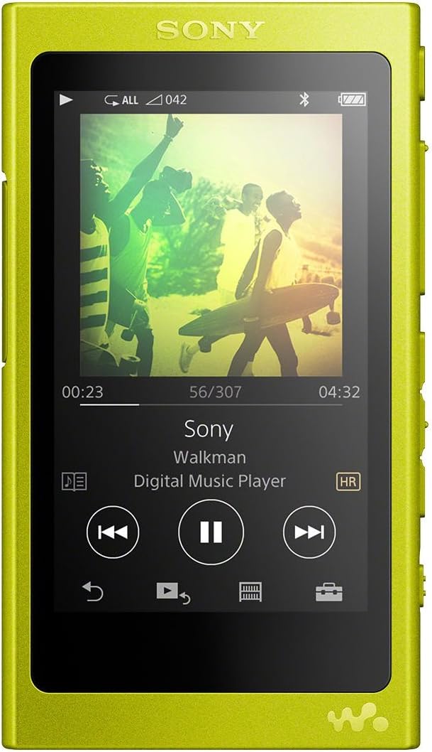 Sony Walkman A-Series 16GB NW-A35 NW-A35 Bluetooth/microSD/High Resolution Support Lime Yellow NW-A35 Y