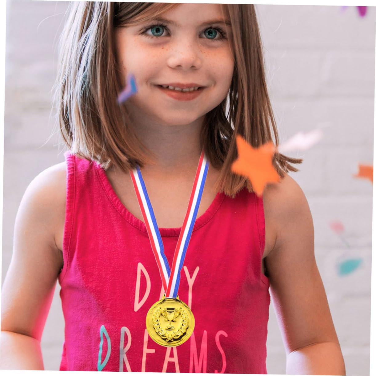 Medallas de Premio para Niños 50 Piezas Doradas de Aleación de Zinc