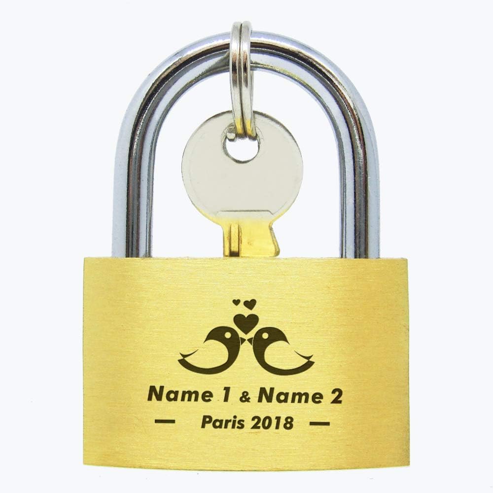 Personalized Engraved PadlockWedding | Annivesary Gift | Present Love Lock Comes in Gift Box