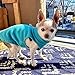 Gooby - Fleece Vest, Small Dog Pullover Fleece Jacket with Leash Ring, Turquoise, Medium