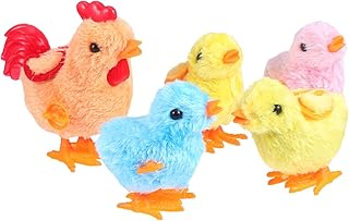 Totority Brinquedos De Pelúcia De Frango Enrolados 5 Peças Cachorros De Pelúcia Para Crianças De Pelúcia Brinquedos De Frango De Pelúcia De Plástico Brinquedos De Frango Para Crianças