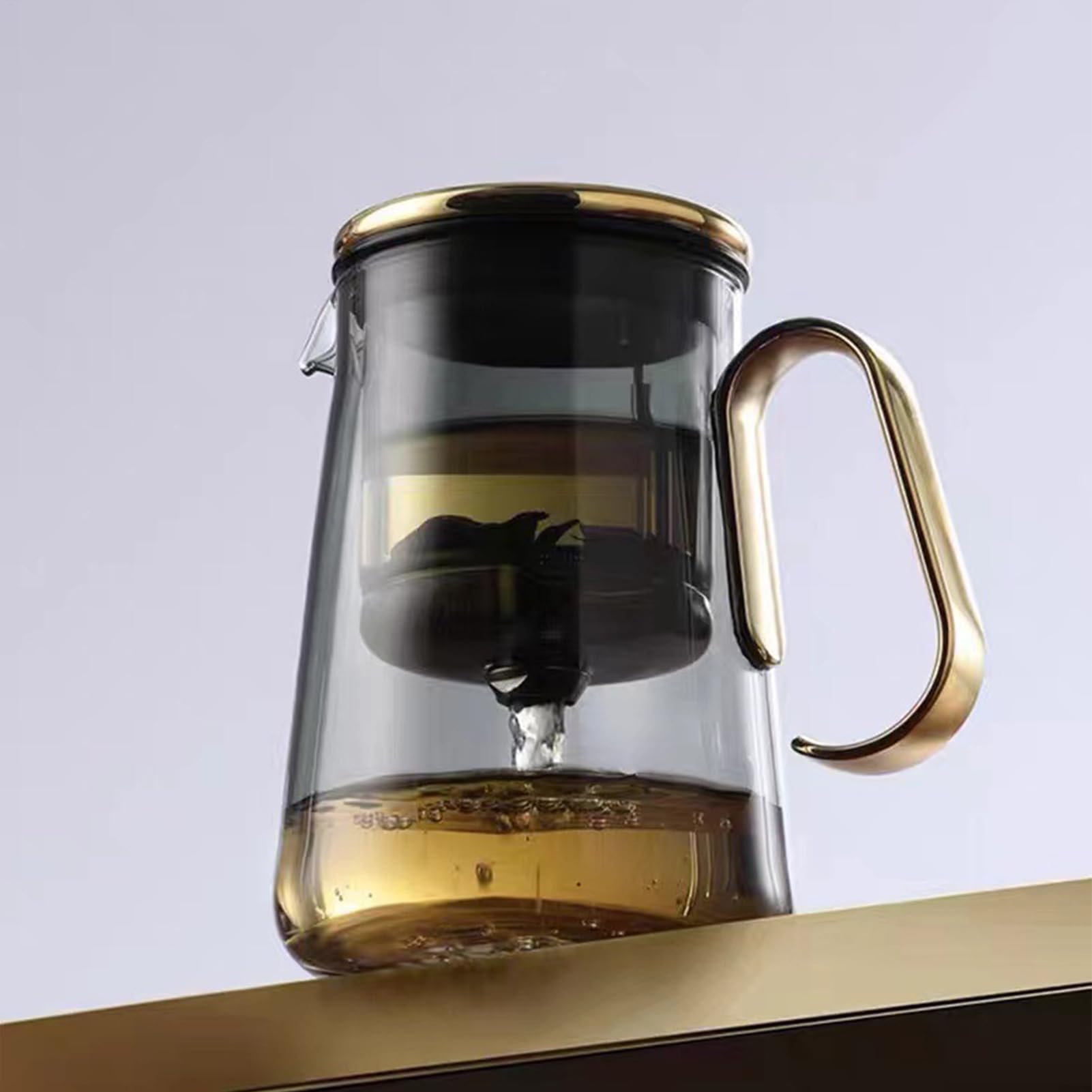 Infusor de té – Hervidor de té magnético en elegante con mango, filtro | Per hojas de es se sueltan en, infusor ér teteras para casa y oficina