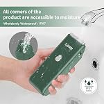 Favrison Clippers pour chiens, Kit professionnel de grooming pour chat mat, Rasoir de chat sans fil silencieux, Trimmers pour chien rechargeable, Cliper pour chat à cheveux pour chat (vert)