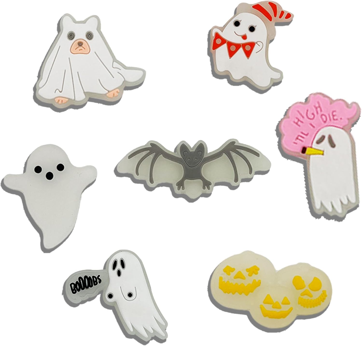 18 Pcs Glow In The Dark Animals Dinosaur Unicorn Shoe Charms, Cute Cats Dog Basketball Shoe Charm for Adults Kawaii Cartoon Accessories Pins - Image 5