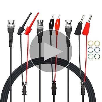 Amazon.co.jp: Cleqee BNCテストリードセット オシロスコープ用