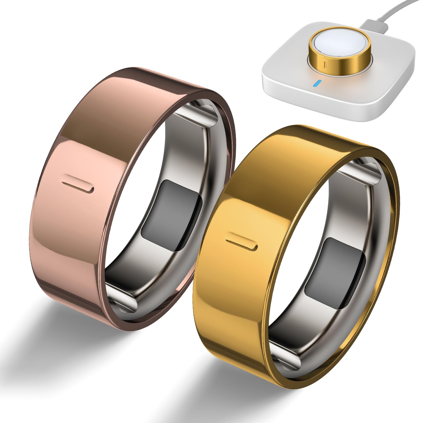 High-Gloss Plated Covers Compatible with Oura Ring Gen 4/Oura Gen 3 Cover, Anti-Scratch Ultra-Thin TPU Ring Protector Case Accessories for Women Men - Not for Oura 4 Ceramic — view 18