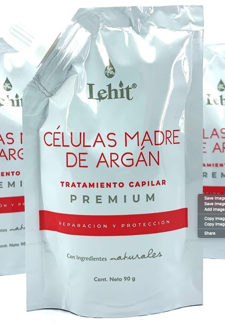 Lehit Células Madre de Argán Tratamiento Capilar Premium Hair Treatment (90g)