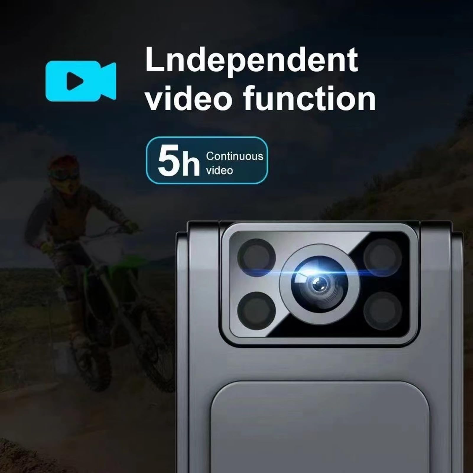 Mini Kamera na Ciało, Rejestrator Wideo WiFi 1080P Noktowizor Przenośna Kamera Wideo do Noszenia, Mały Klips na Szerokokątnej Kieszonkowej Kamerze Wideo, na Spotkania Wykłady