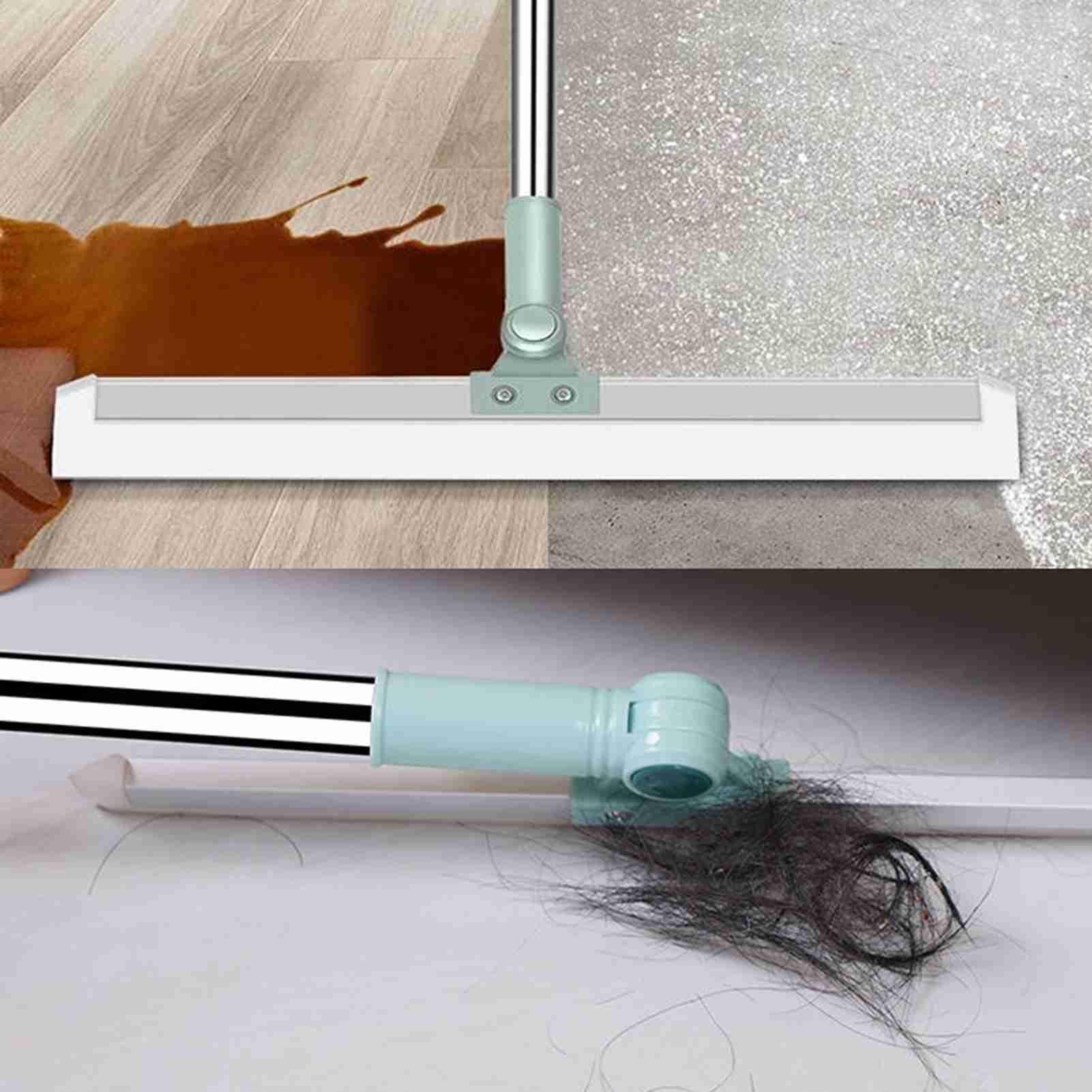 AMONIDA Tergipavimento, Lama in Silicone con Asta Regolabile (52 cm)