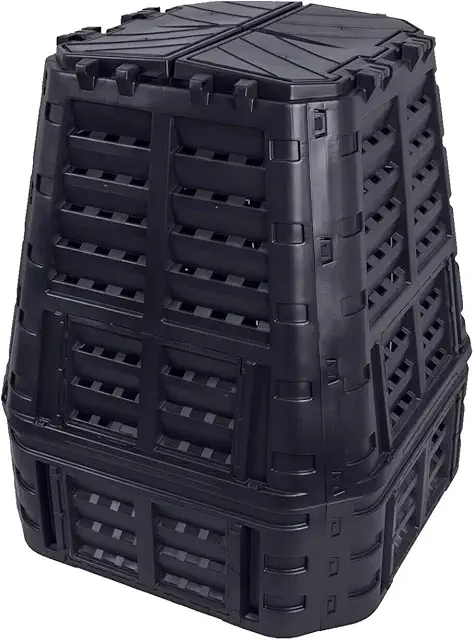 Komposter 740L aus Kunststoff: Schnellkomposter mit Belüftung, modular