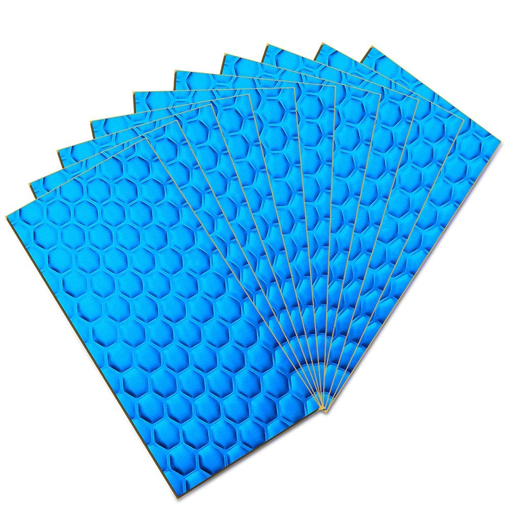 IJSDNVJNDX Car Sound Deadening Mat Butyl Insulation and Damping Material 10PCS 20x11cm Bonnet Hot Noise Noise