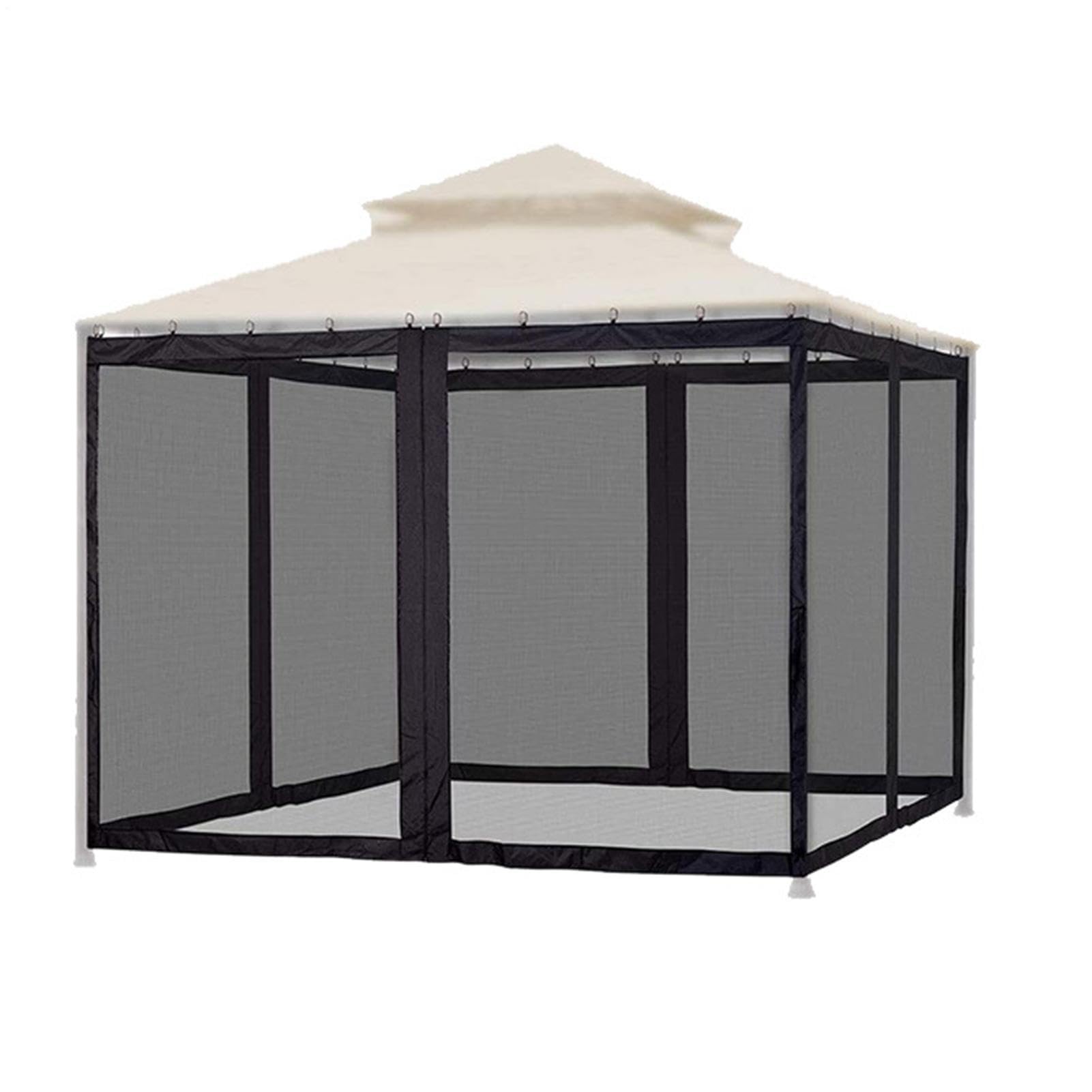 Zanzariera Patio Copertura Grande 3,66x3,66 m Pieghevole Portatile | Rete Patio Anti-punture Per Uso Interno Ed Esterno In Casa, Camera Da , Giardino, Portico, Cortile E Viaggio