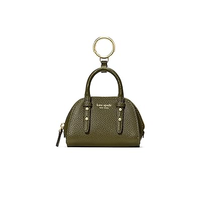 Kate Spade New York Charmed Pebbled Leather Nano Carryall Bag Charm Wallet Women