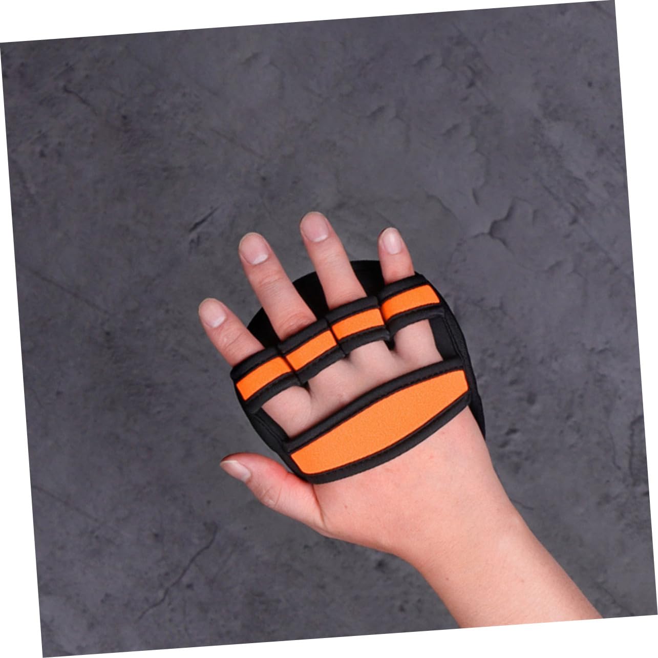 SUPVOX Guantes de Levantamiento de Pesas maquinas Gym Material Gimnasio Guantes de Entrenamiento para Mujer Hacer Ejercicio Hombre puños de Gimnasio de Peso Orange