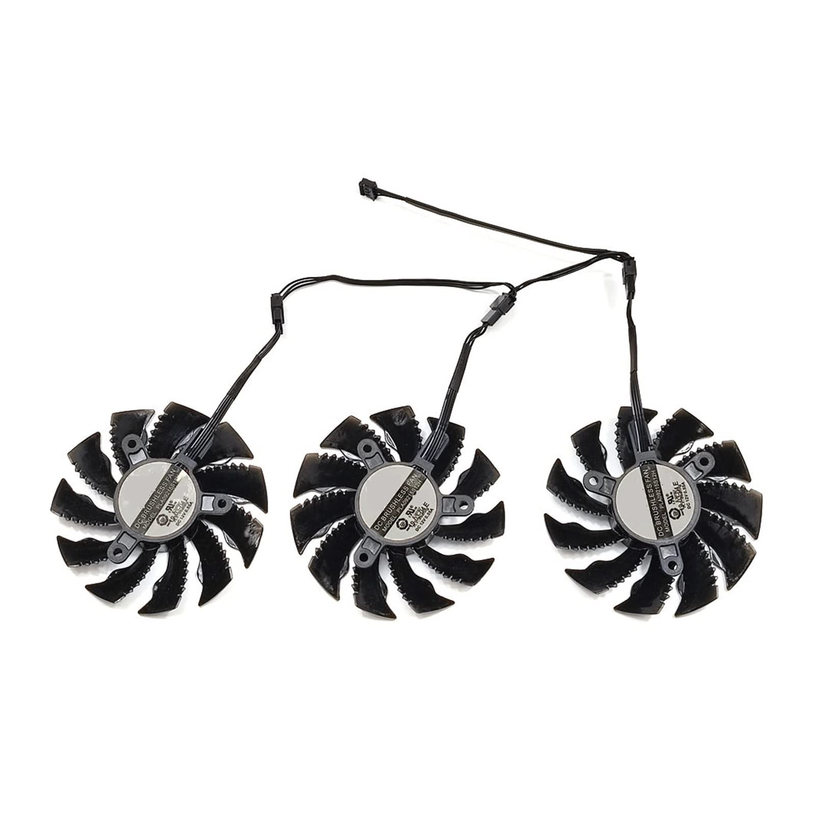 MAHIE Nuevo 1 Lote 78MM T128010SU PLD08010S12HH RX 5700 GPU Fan, Apto for GIGABYTE RX 5700 5700XT 5600XT 5500XT Gaming Tarjeta gráfica Ventilador de refrigeración Cheerfully (Color : PLD08010S12HH)