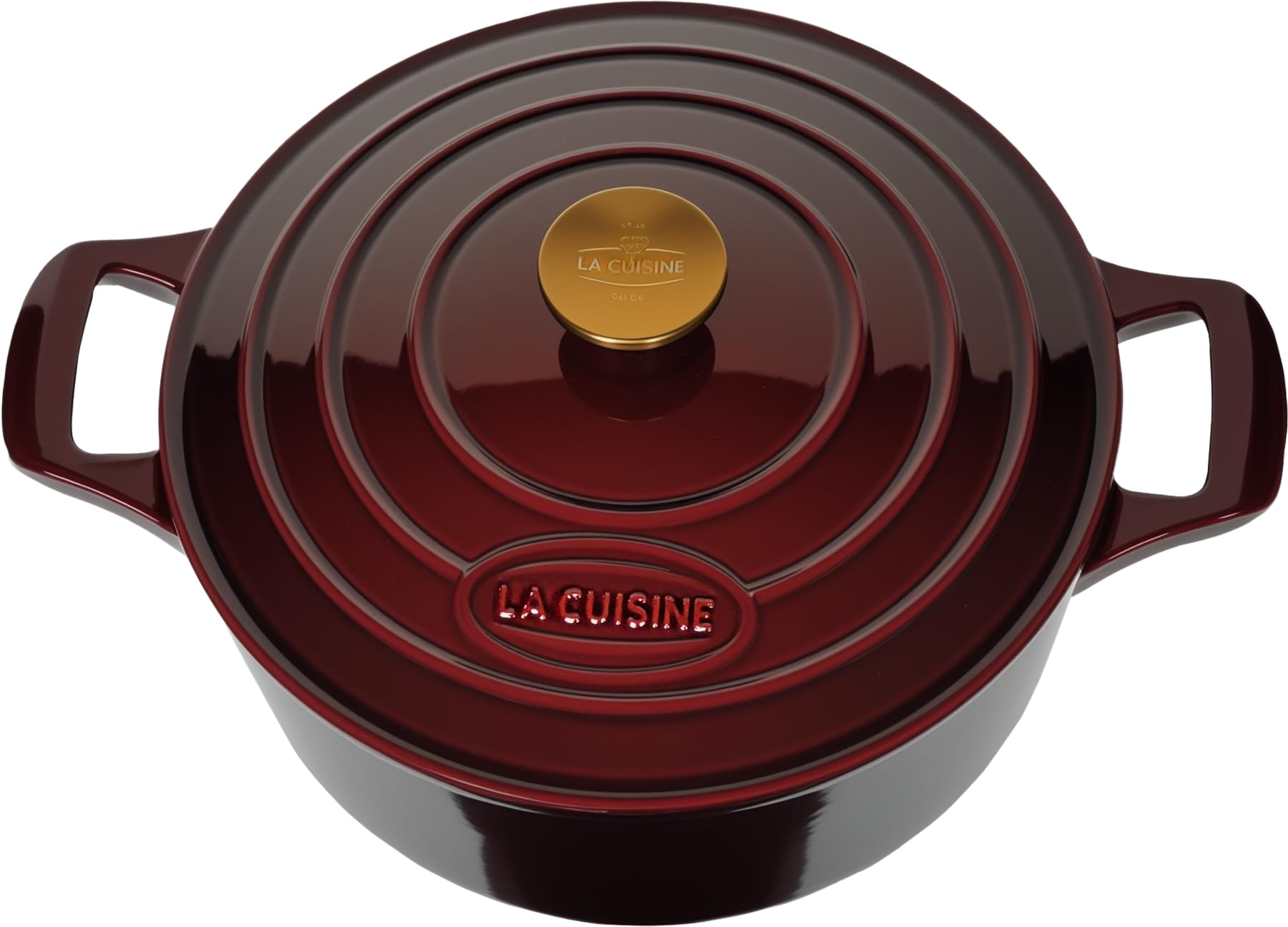 Amazon.com: La Cuisine Enameled Cast Iron Dutch Oven Casserole