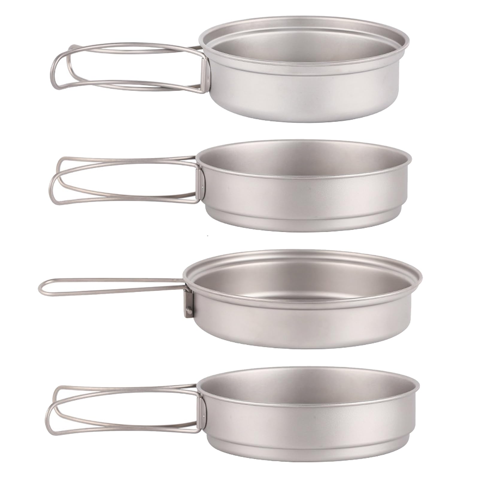 Compacts Assiette de camping avec poignée pliable et légère pour randonnée en plein air