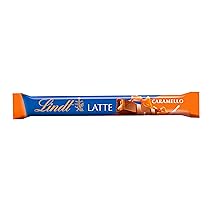 Lindt Lindor Snack Barretta di Cioccolato e Caramello, Formato 38g