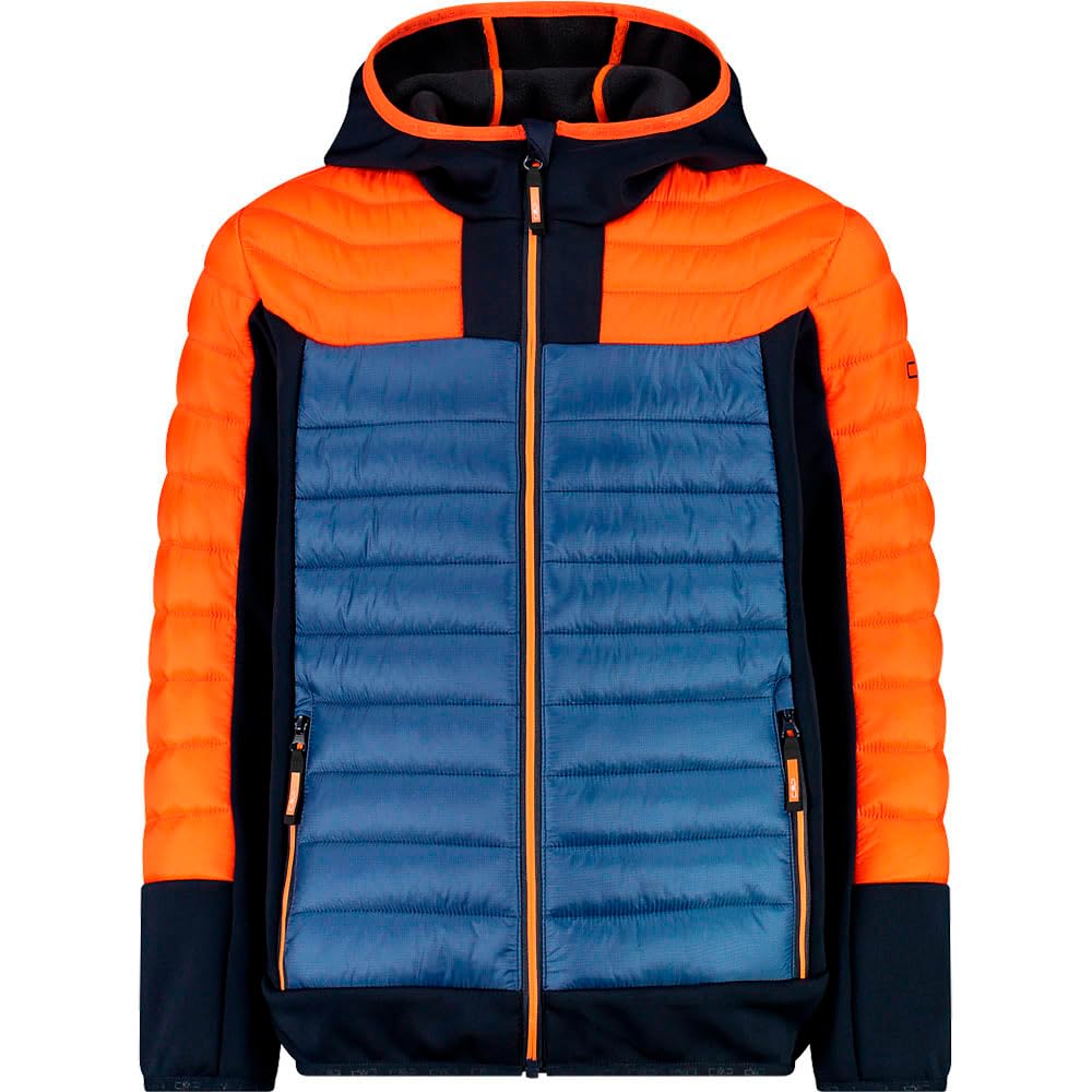 CMP Children's Hybrid Jacket with Fixed Hood Unisex – Children and Teenagers