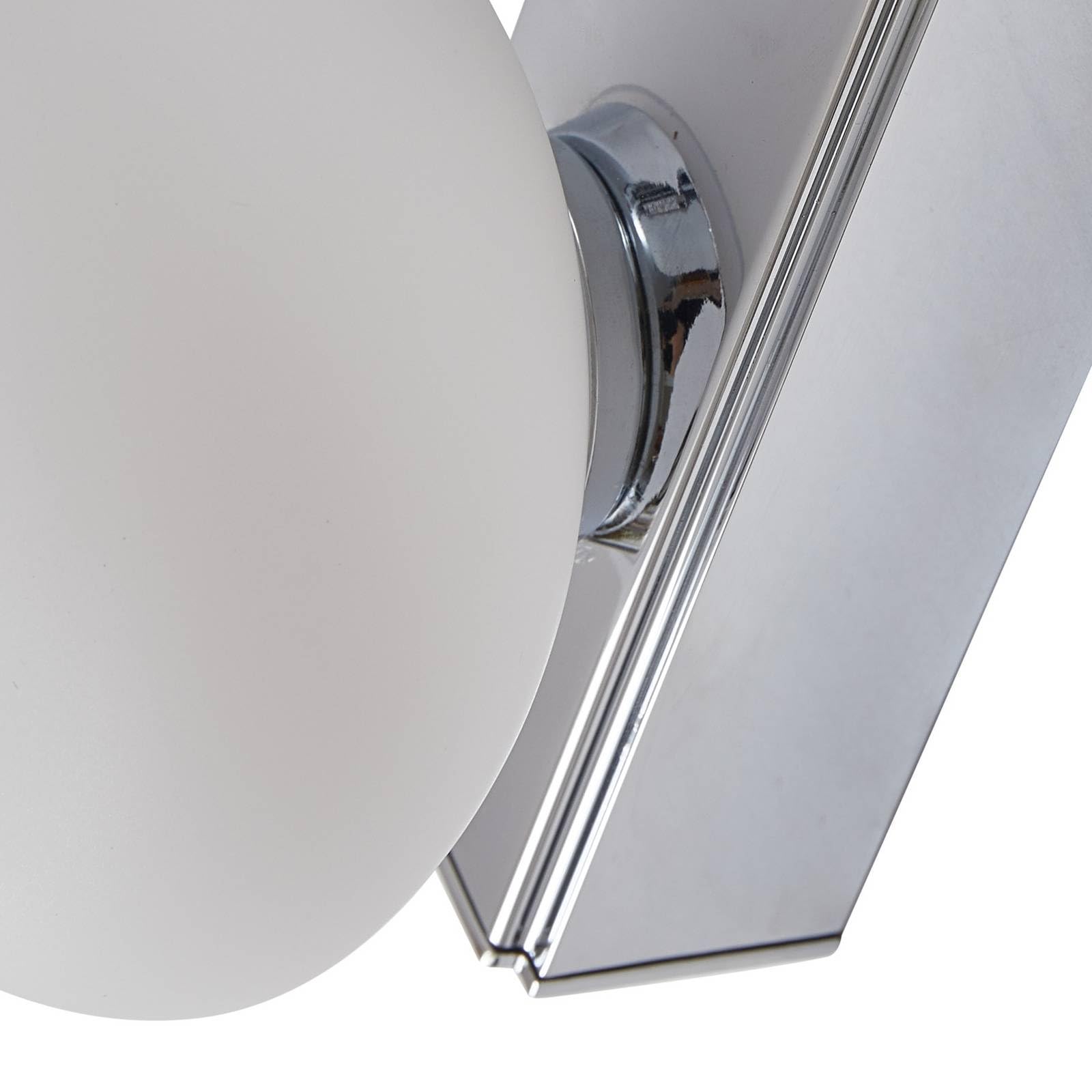 Lucande LED Wandleuchte, Wandlampe Bad Myrra (spritzwassergeschützt (Modern) in Chrom aus Aluminium (4 flammig) - Wandleuchten Spiegelleuchte Badezimmer Wandbeleuchtung Badezimmerleuchte