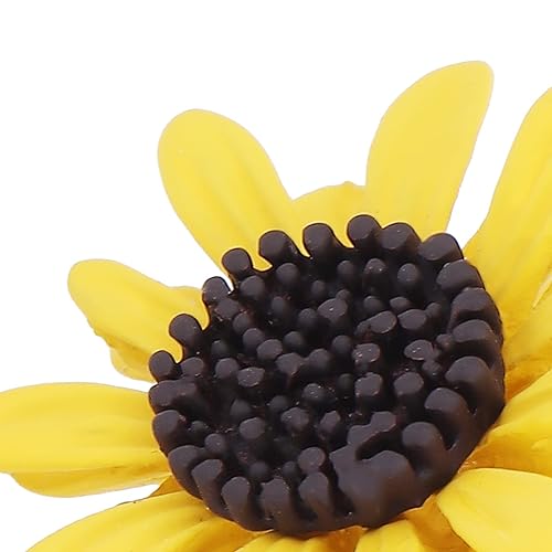 Miniatura 7 de Broche de flor de margarita, broche de aleación de azafrán amarillo girasol collar broche suéter accesorios decorativos, broche de girasol, broches