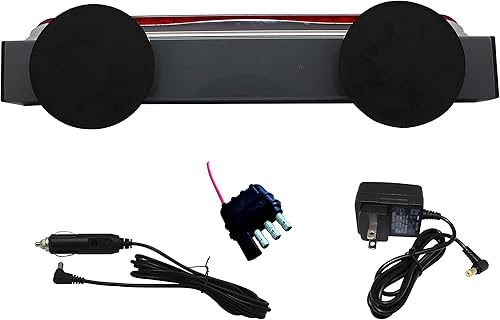 Miniatura 6 de MAXXHAUL 50553 Kit de luces de remolque inalámbricas magnéticas LED con 9 LED para remolques, remolques, autocaravanas y más