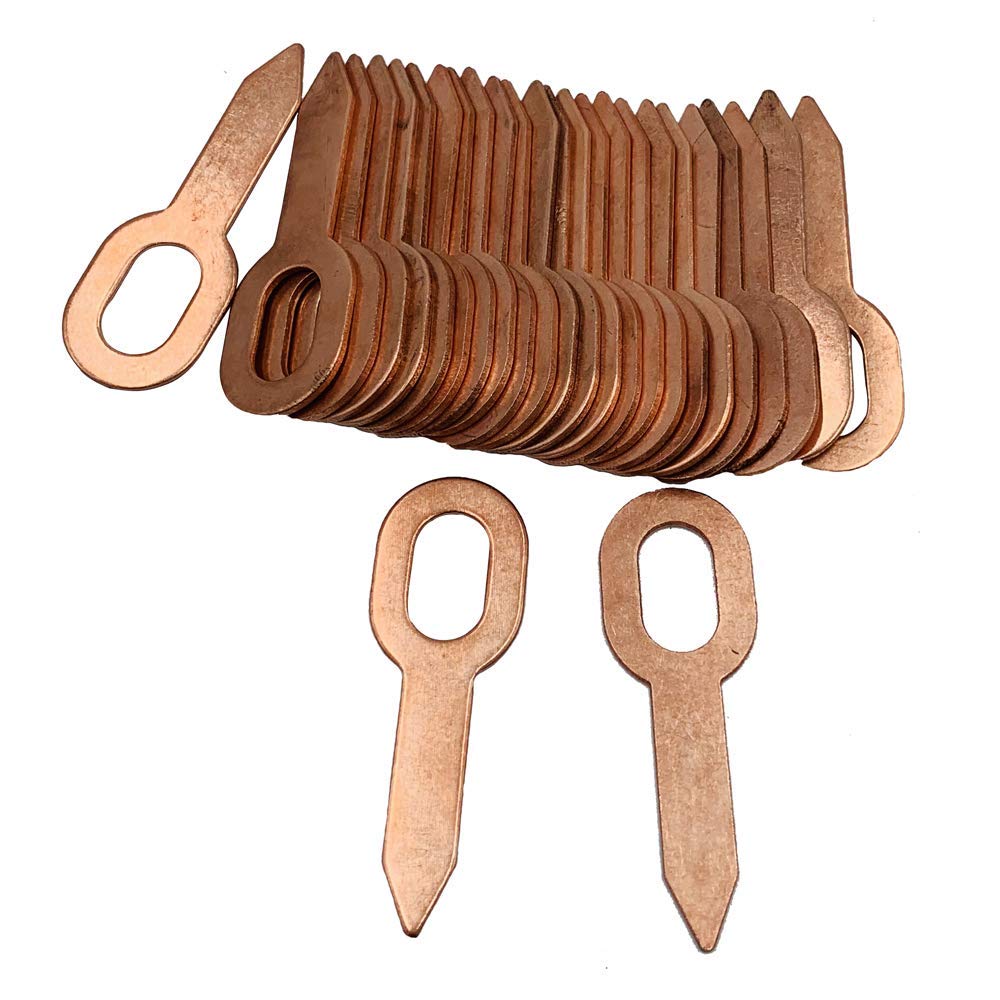 50 PCS/Set 55.5mm Copper coated Stainless steel Dent Puller Rings For Spot Welding Car Body Panel Pulling Washer Tool