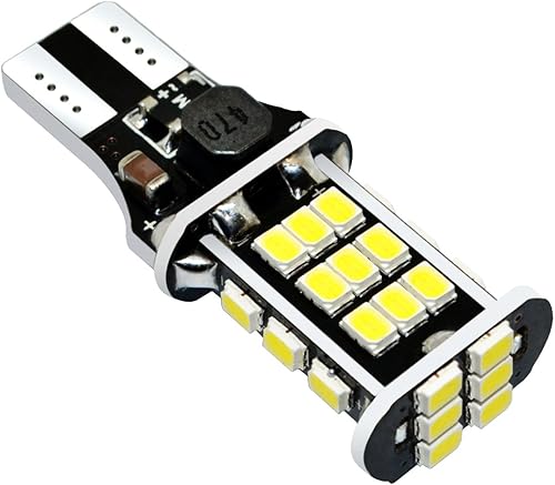 Miniatura 8 de Alla Lighting Bombillas LED de marcha atrás T15 912 921 superbrillantes, 6000 K xenón blanco W16W bombillas de respaldo de repuesto para