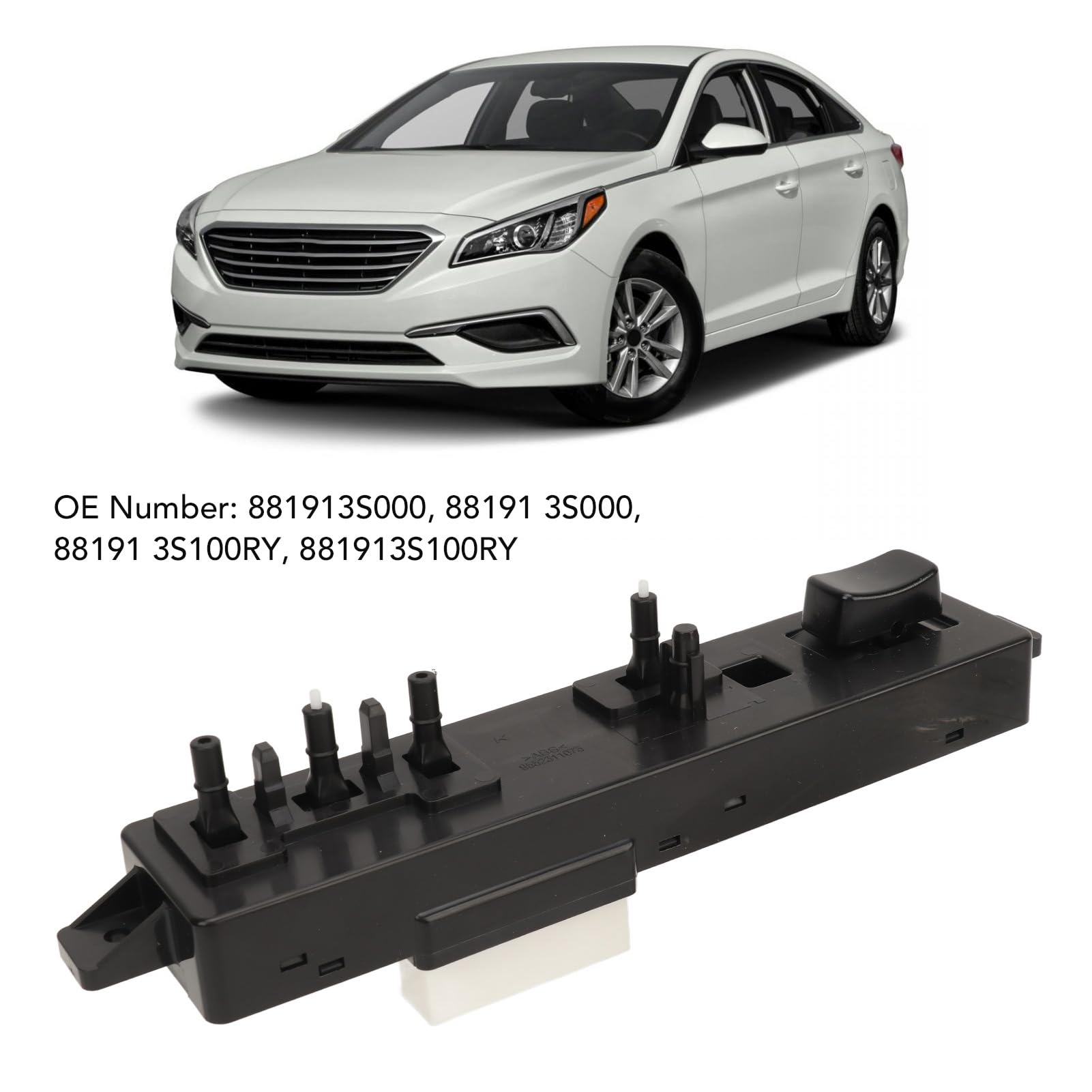 Przełącznik Zasilania Fotela Kierowcy 881913S000 do Sonata 2.4L L4 ELECTRIC DOHC