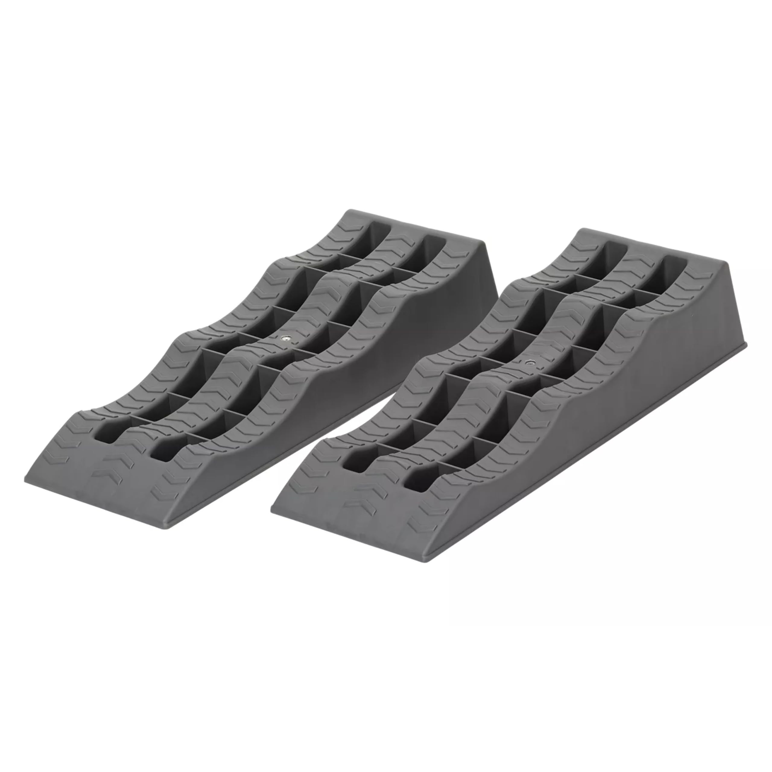 BERGER Auffahrkeile für Wohnmobil | Stufenkeile mit Drei Höhen | Stabil & Rutschfest | Ideal für Nivellierung & Stabilität - Perfekt für unebenes Gelände