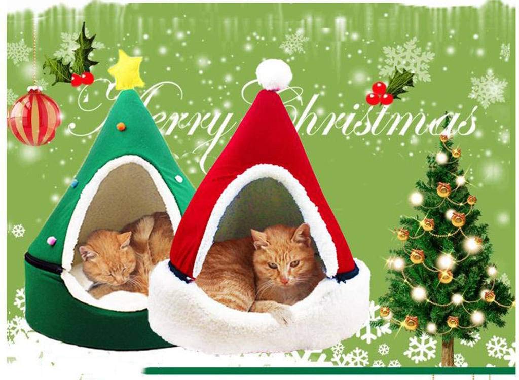 Boxwizard Haustierbett Für Katzen & Kleine Hunde – Waschbar, Plüschweich, Faltbar, 61 X 51 Cm