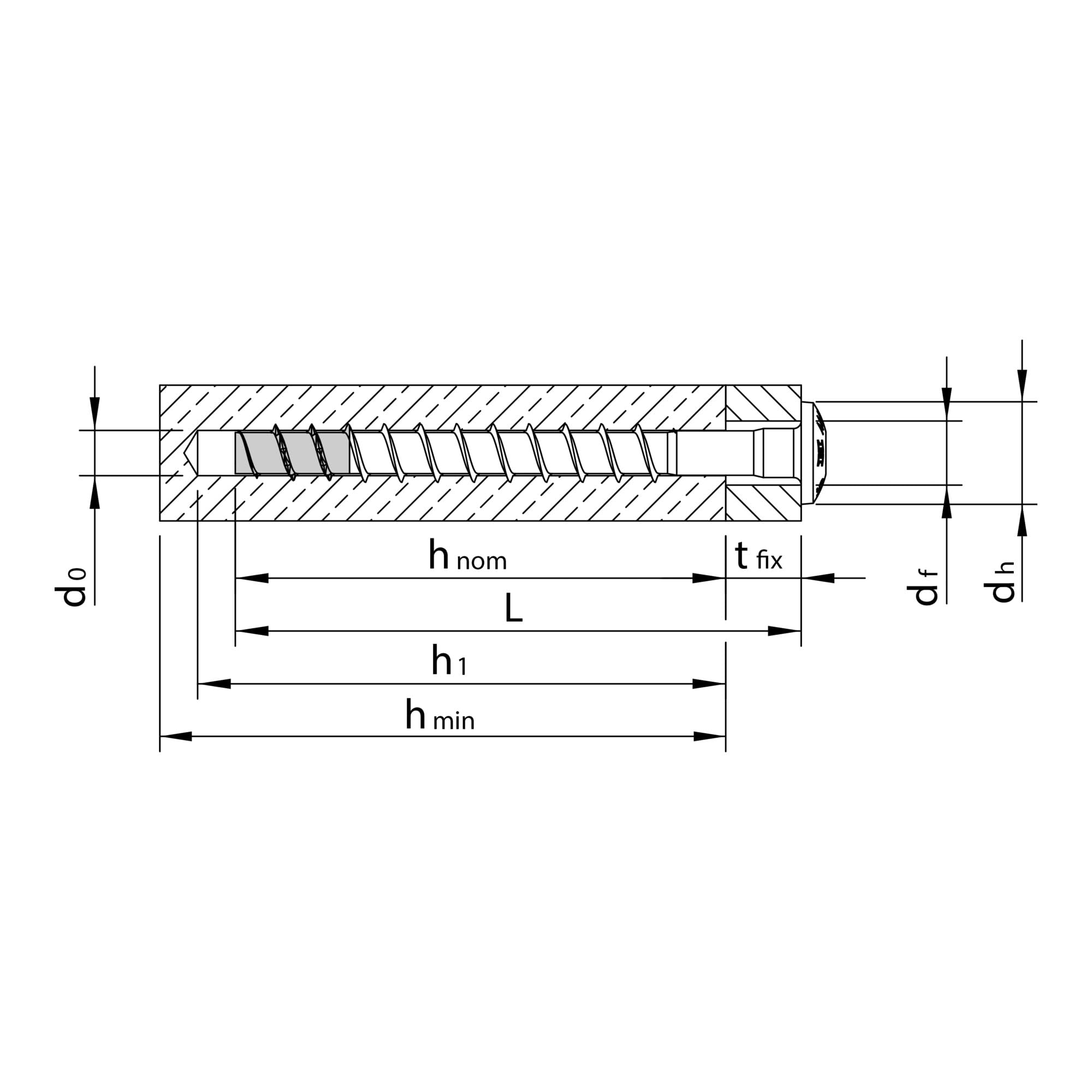 Heco MULTI-MONTI-plus SS A4 7,5 x 55, Sechskantkopf mit Scheibe 50 Stk