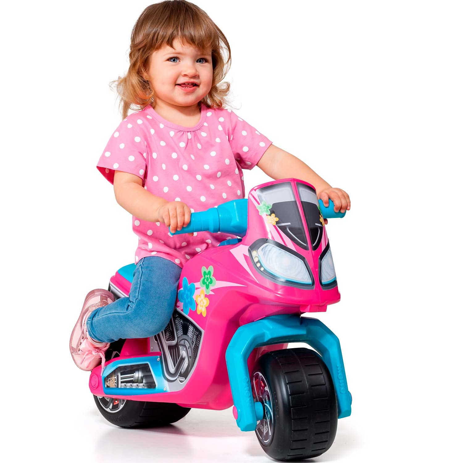 Moto correpasillos Molto Cross Race Rosa