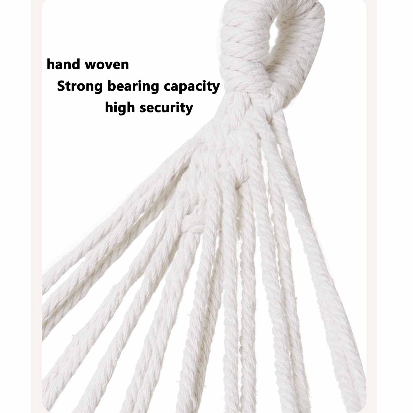 Hamacs pour L'extérieur Blanc, Matériau en Toile Confortable Et Durable avec Sac De Rangement Portable pour La Plage, Le Camping, Le Jardin,Blanc