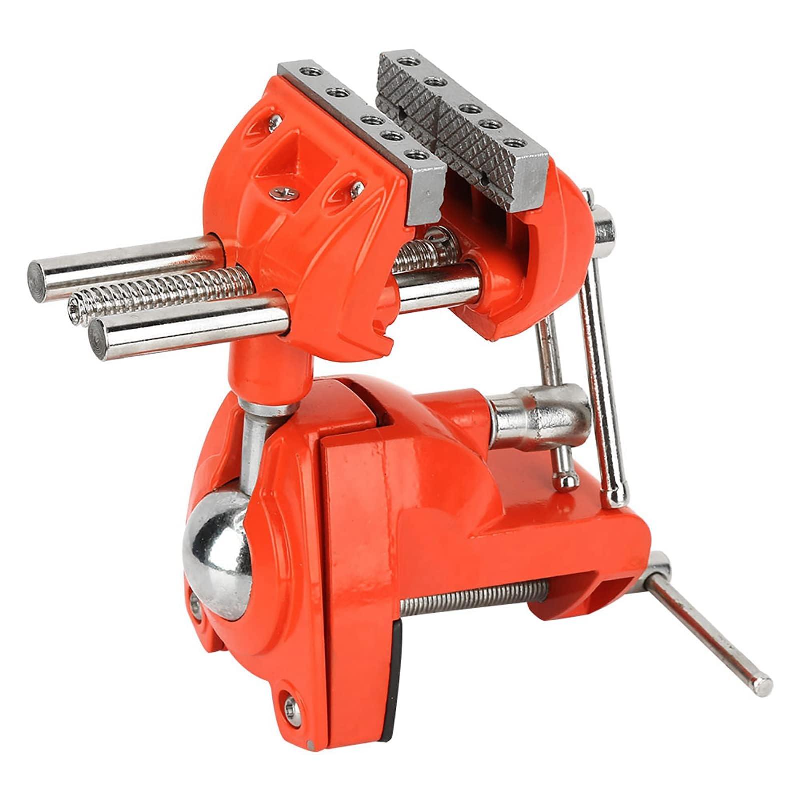 Rotary Bench Vice for Table, Mini Bench Press with 360° Swivel Base, 70 mm, for Woodworking and Workbench
