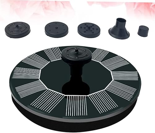 Miniatura 4 de GANAZONO Fuente flotante solar para jardín y piscina, mini función de agua, panel solar automático para baños de pájaros y circulación de oxígeno,