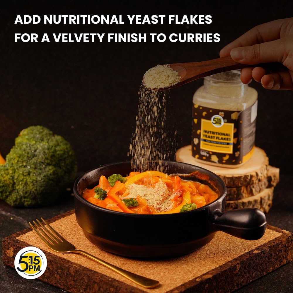 5:15 PM Nutritional Yeast Flakes Unfortified 100g | Nutritional Yeast Powder | Non-Fortified Flakes | Nutty & Cheesy Flavour Seasoning 2