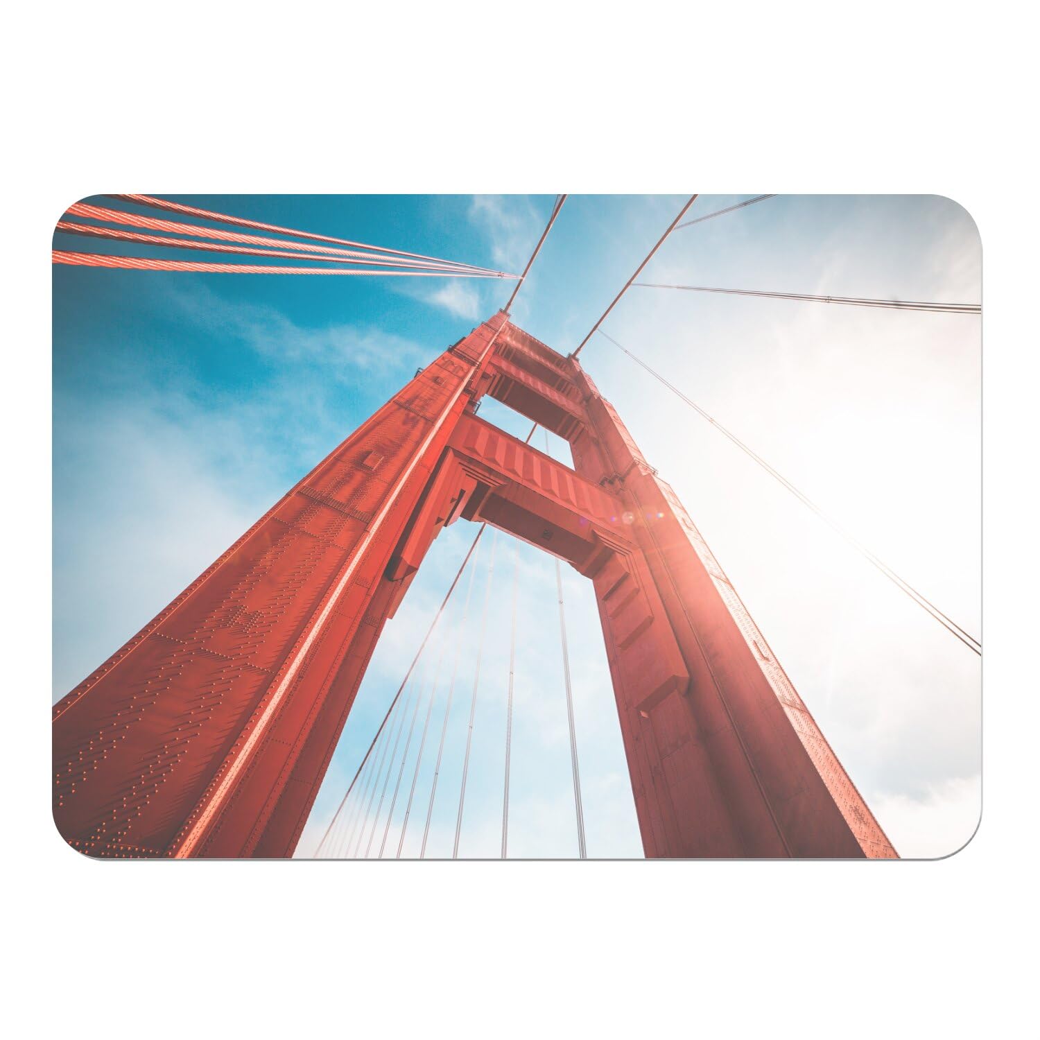 Napperons Golden Gate pour une décoration de table style Californie