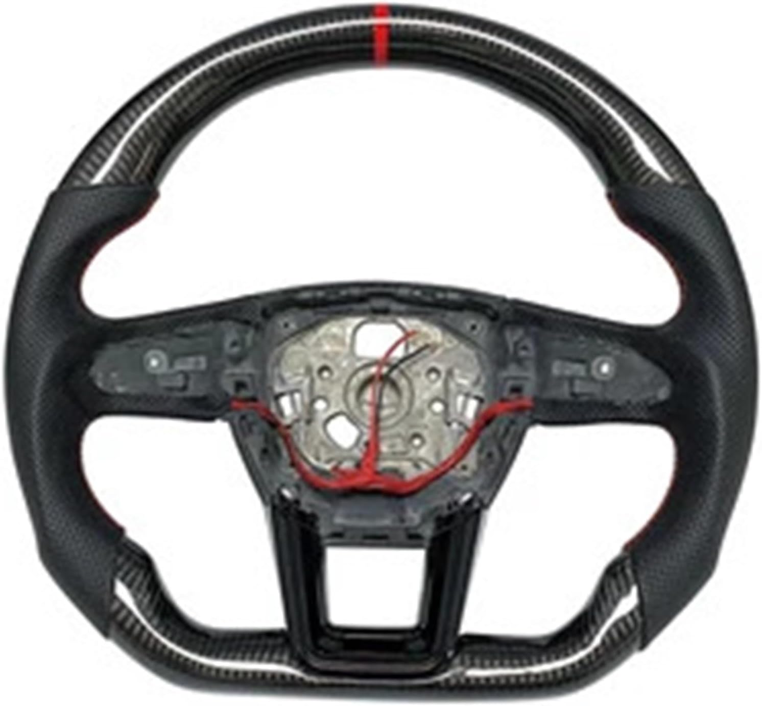For Carbon Fiber Steering Wheel A6 S6 RS6 For Custom Car Interior Accessories(Style3)