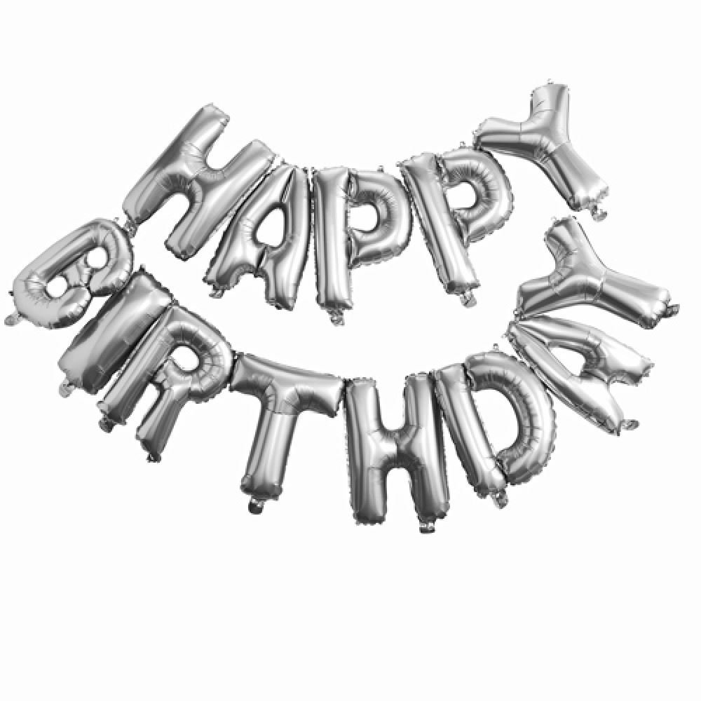 16" Foil Balloons Multi Coloured Alphabet Letter Birthday Party Decorations