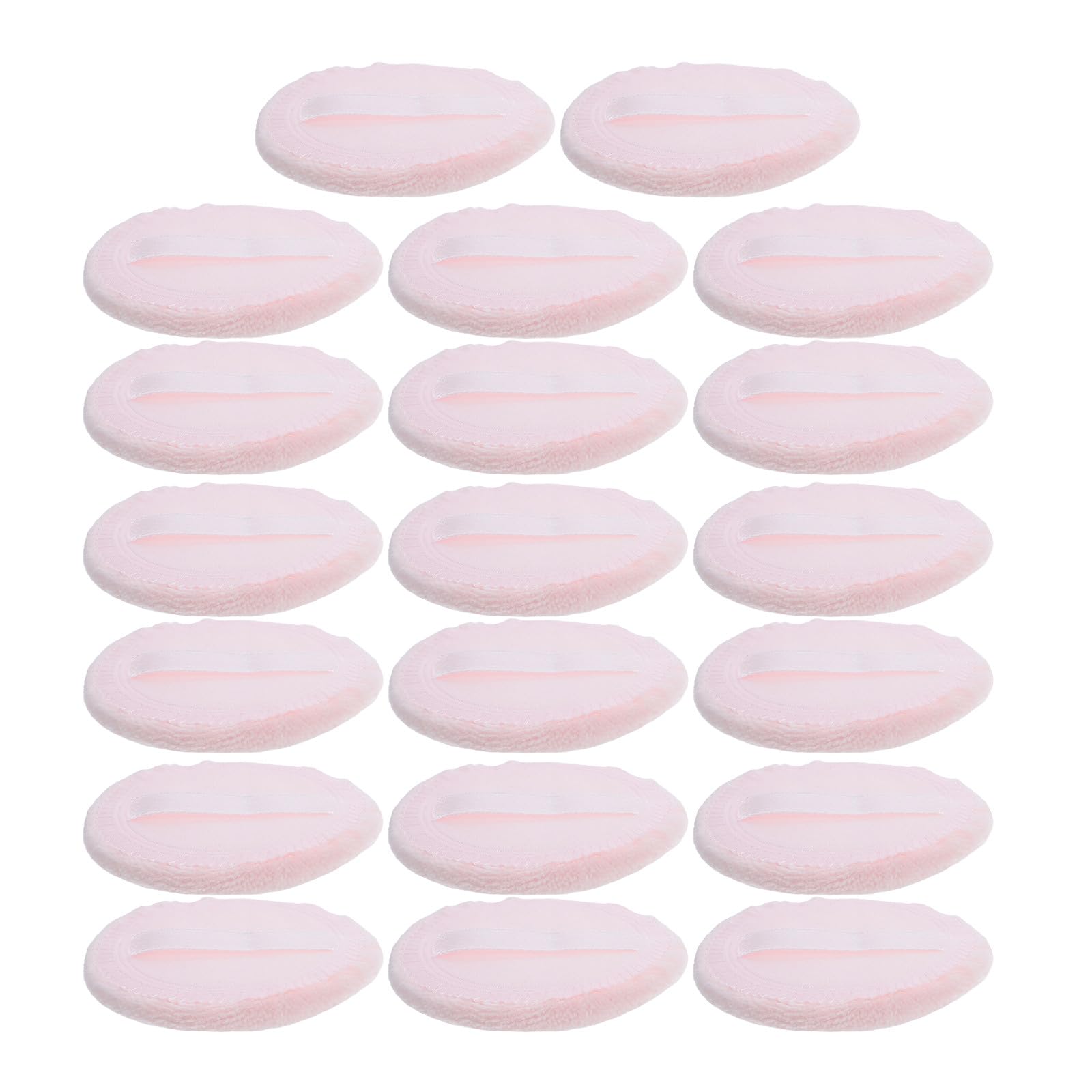 Healvian 20 houppettes en coton ultra doux, effet nuage, pour un maquillage quotidien, de soirée ou de festival.