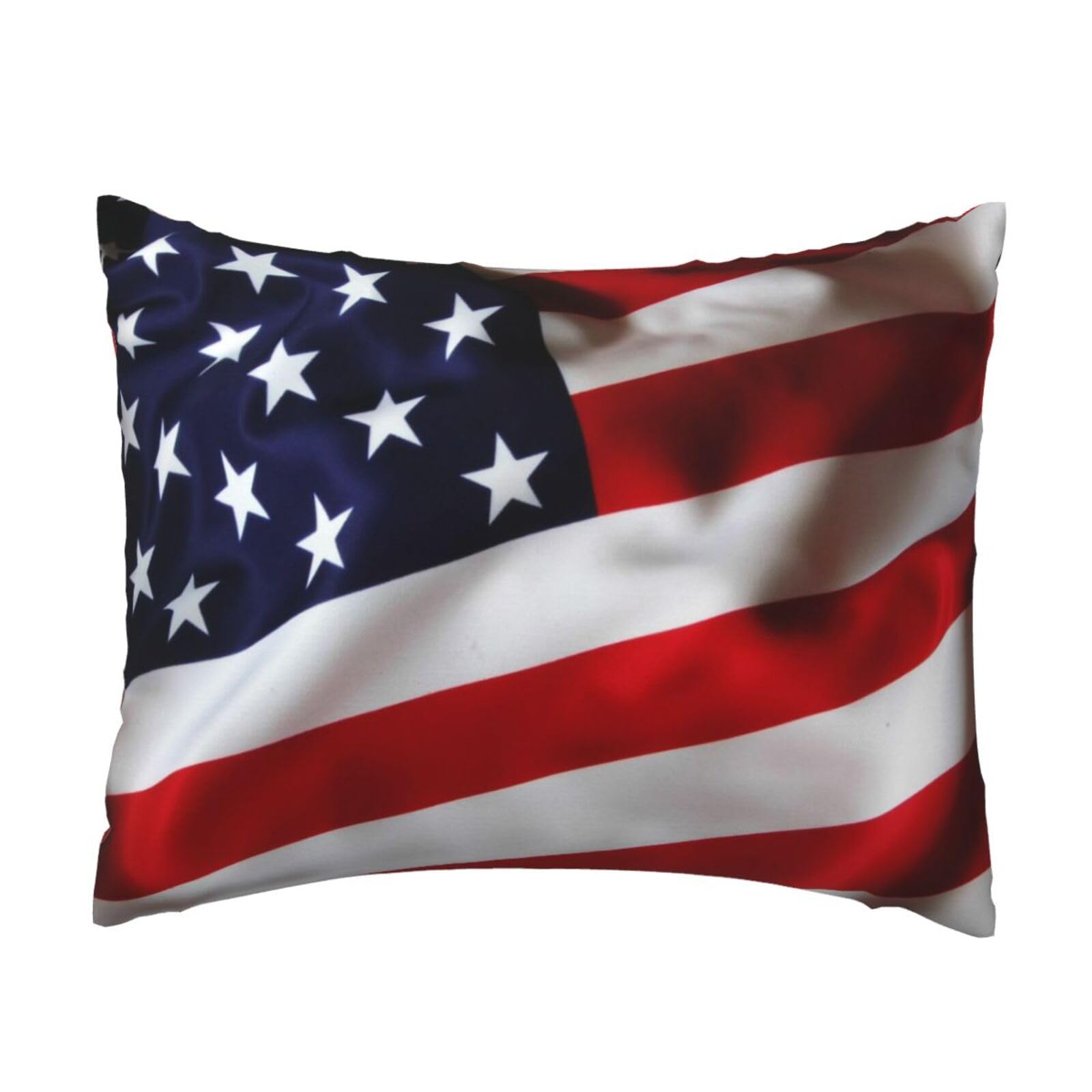 WSHFFILO American Flag printed Pillow Case 20x26in Decorative pillowcase Throw Pillow Cover