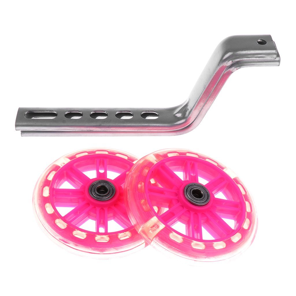 Inzopo Kids Boys Girls Children Bike Bicycle Cycling Stabilisers Training Wheels Pink