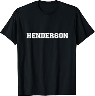 College University Varsity Style Henderson Nevada NV State T-Shirt