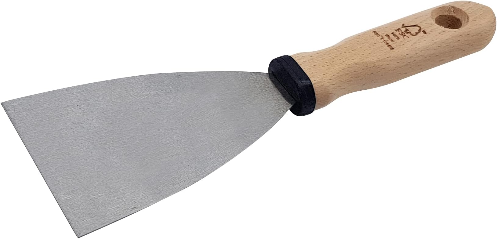 Nespoli N0M16484010 Spatola Stucco Manico Legno Fsc, 100 Mm Spatula Wood Handle