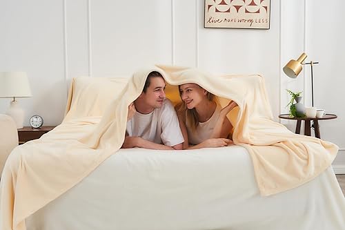 Miniatura 7 de Manta King de gran tamaño de 120 x 120 pulgadas, una manta gigante sin costuras de 10 x 10 pies para cama, sofá, viajes y campamento, manta suave