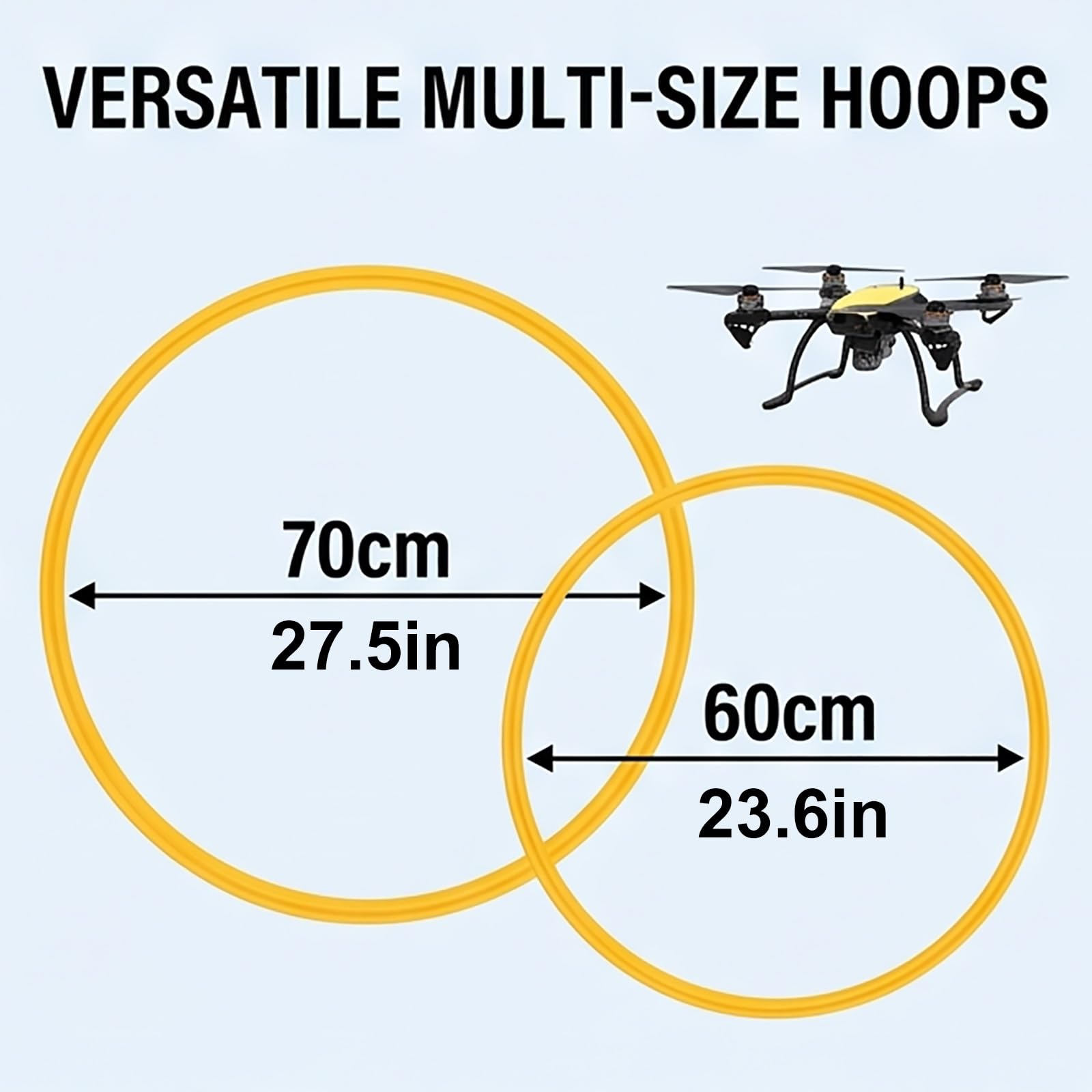 Kit Percorso Drone FPV Modulare Fai da Te | Facile da Costruire Layout Regolabili per Modelli di Aerei Interno ed Esterno