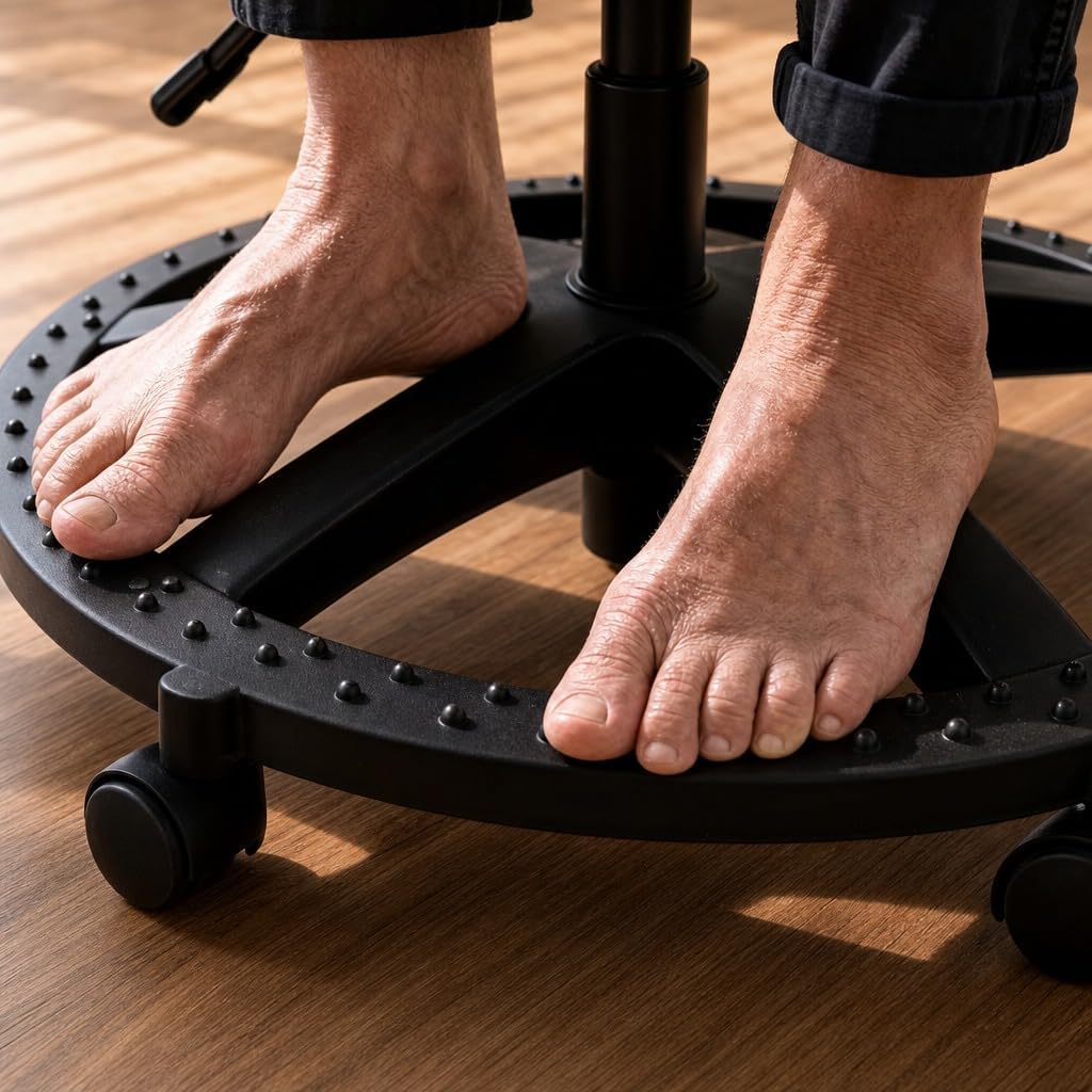 Kristen Stretch Chair for Seniors with Foot Exercise Base