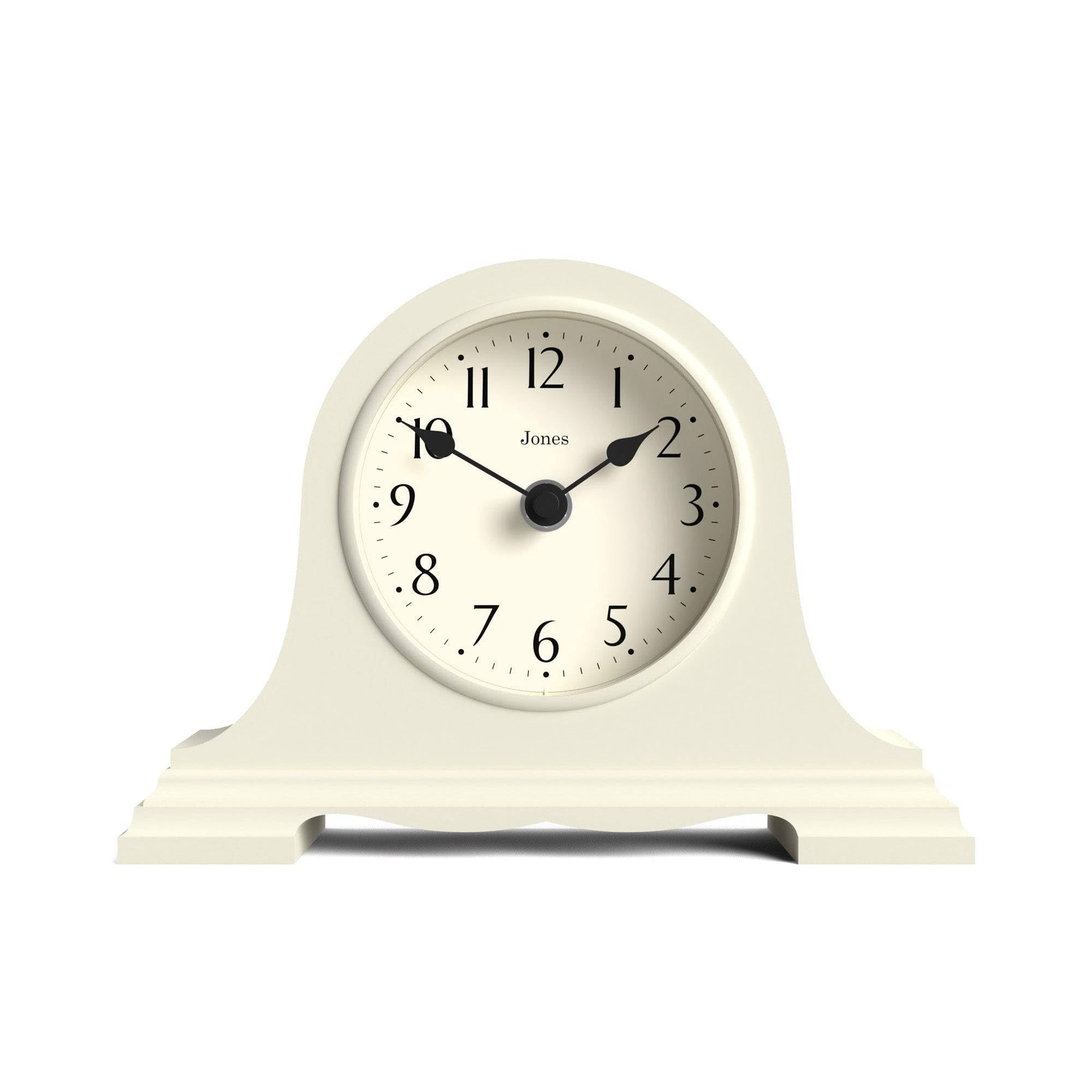 Horloge De Table Romaine Rétro Silencieuse HZDHCLH - Blanche Pour Salon, Chambre Et Bureau