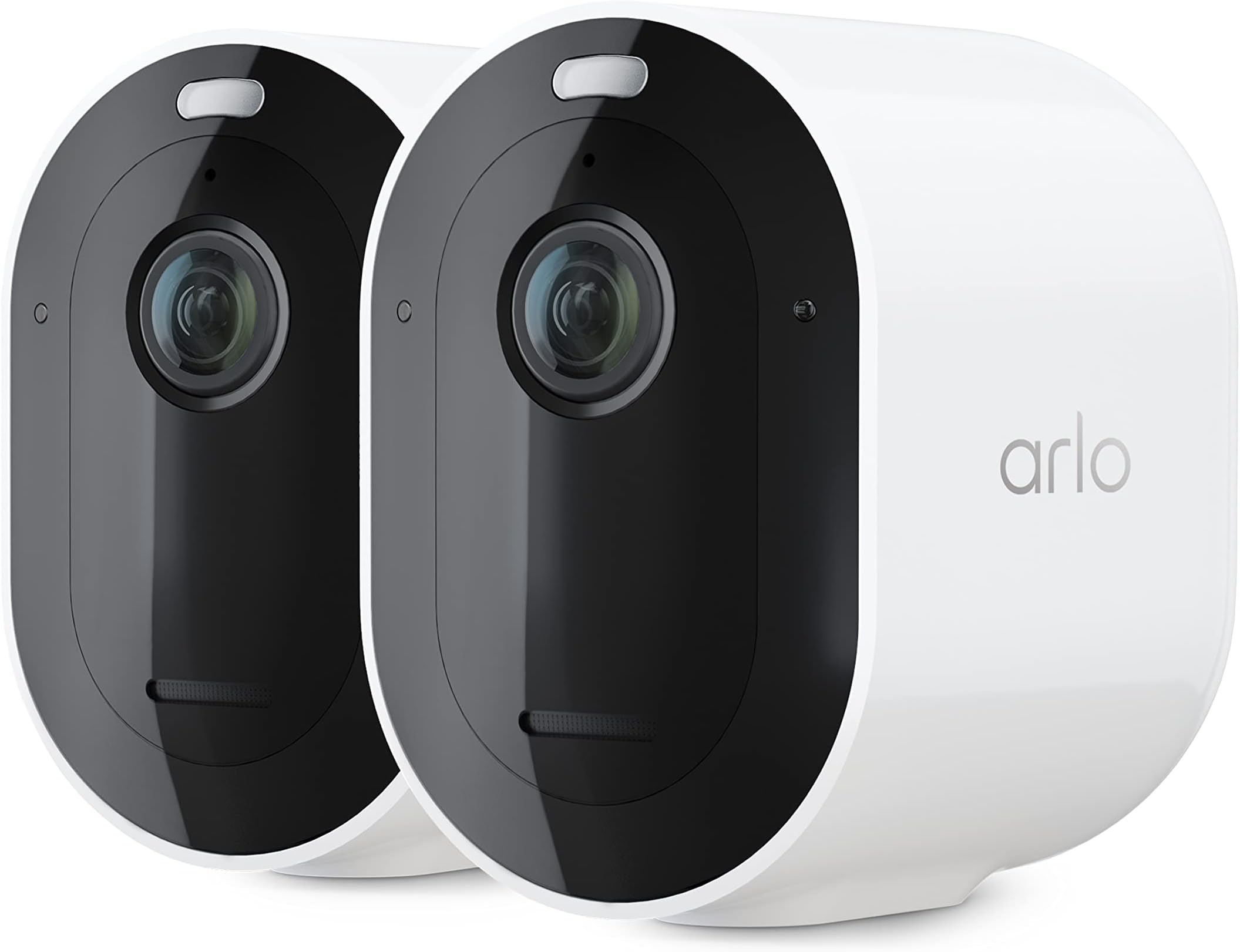 Arlo Pro 5S Spotlight Security Camera 2K HDR | Outdoor | Wireless | Dual-Band Wi-Fi Connects to Strongest Network|12X Zoom, 2-Way Audio, Color Night Vision,Live Stream(White, 2 Cameras)